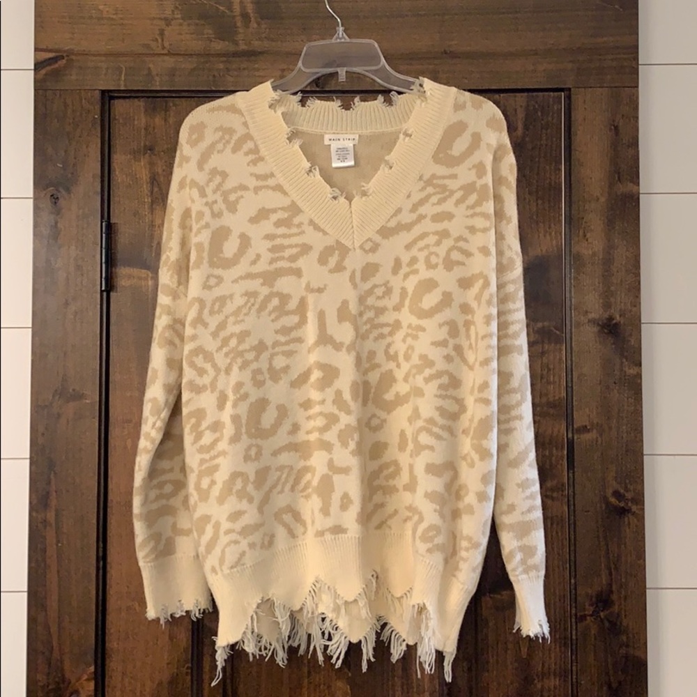 Leopard sweater